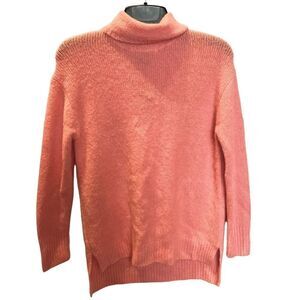 Chelsea & Theodore Women's Sweater Pink Pullover Turtleneck size Medium